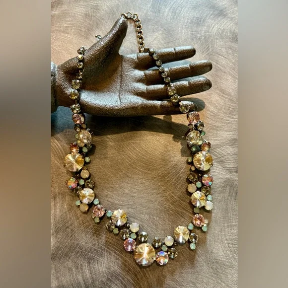 Sorelli Elegant Crystal Statement Necklace - Picture 1 of 2